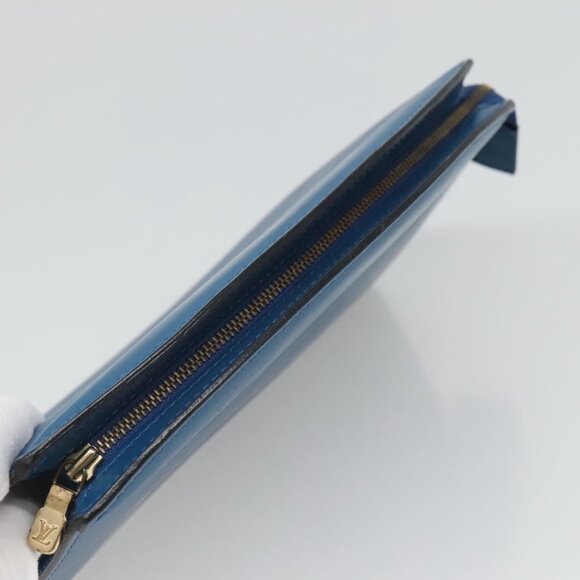 LOUIS VUITTON Epi Trousse Crete Pouch Blue M48405 LV Auth 126015 - Picture 7 of 16